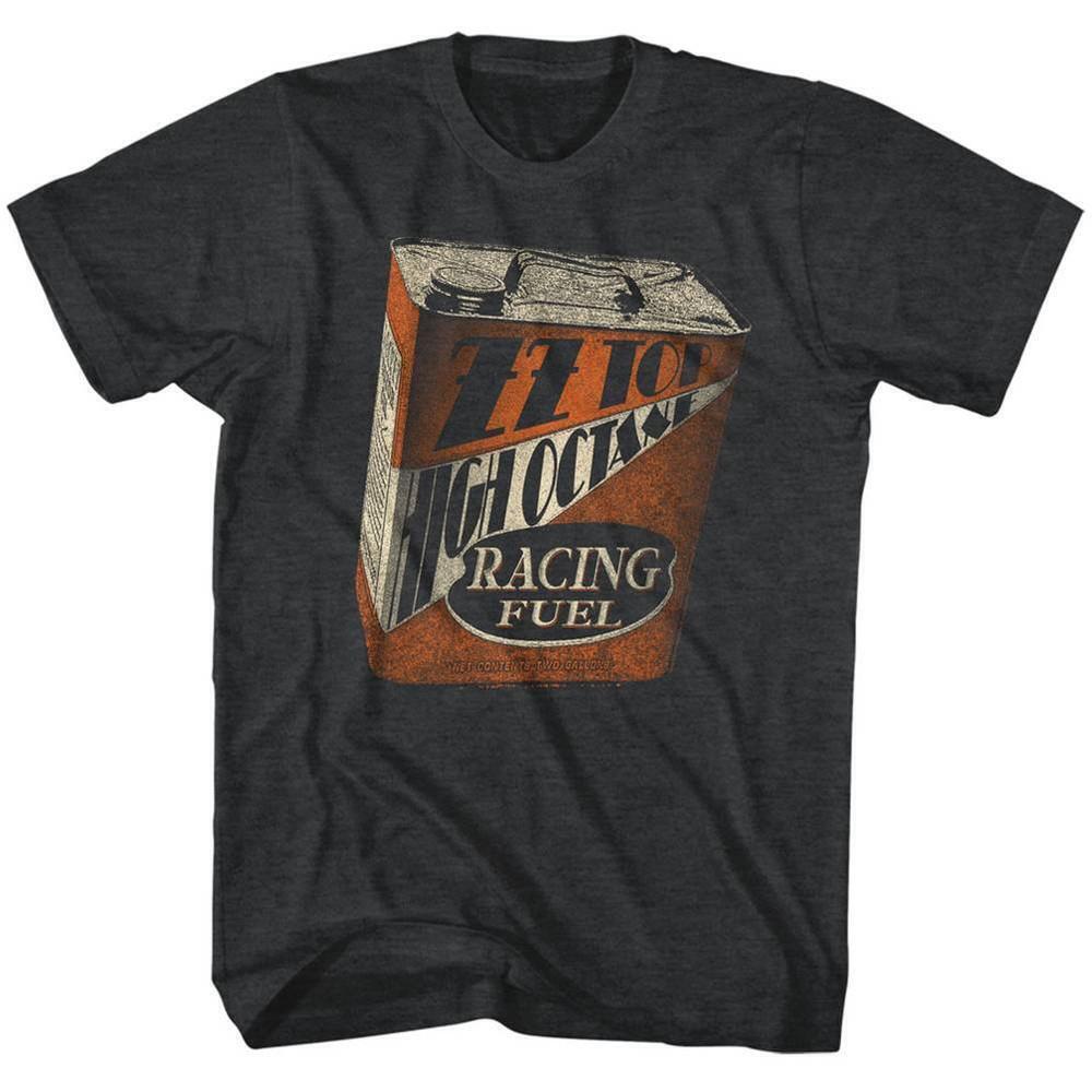 Top Racing Fuel Black Heather Adult T Shirt